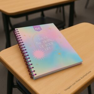 Simulación CUADERNO MULTIMATERIAS (5) DE LÍNEASCUADROS - KIUT (PASTA SEMIDURA)
