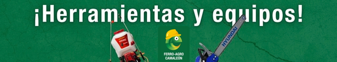 Banner Herramientas y Equipos disponibles en Ferro Agro Camaleon Sanarate