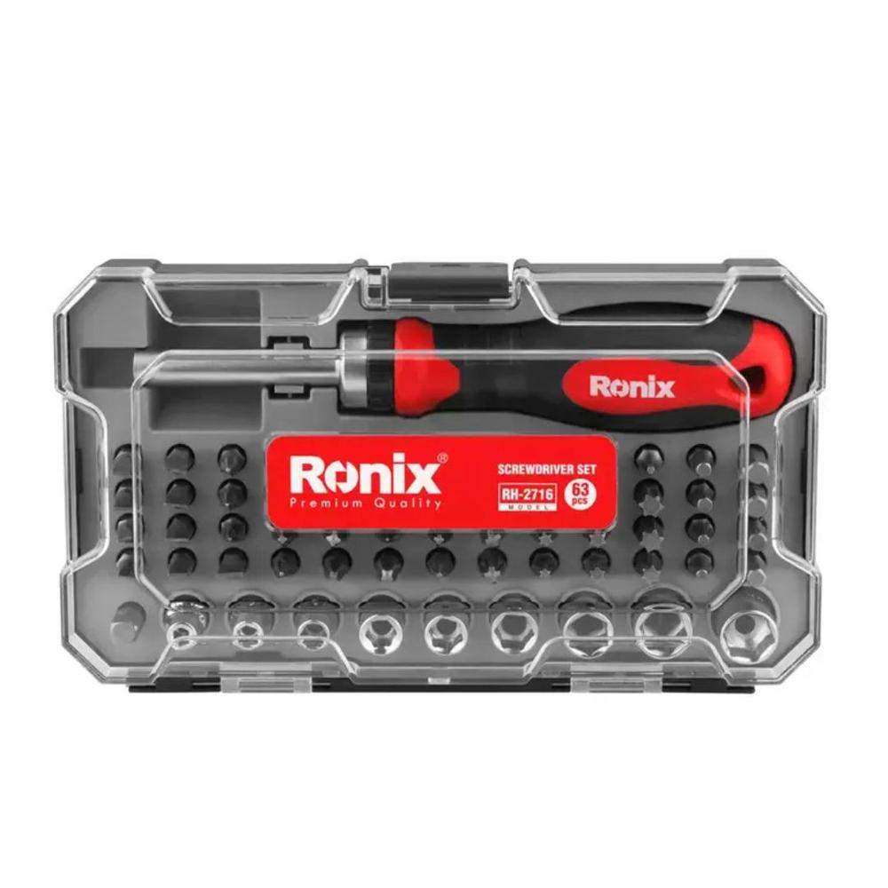 SET de Puntas y Destornillador RONIX RH-2716 - 64 PIEZAS DE ALTA PRECISIÓN - Imagen 4