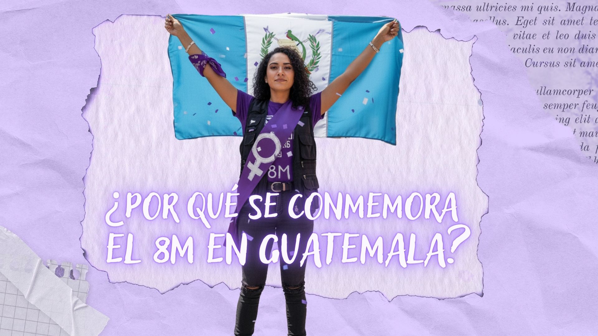 Portada blog por que se celebra el día de la mujer en Guatemala