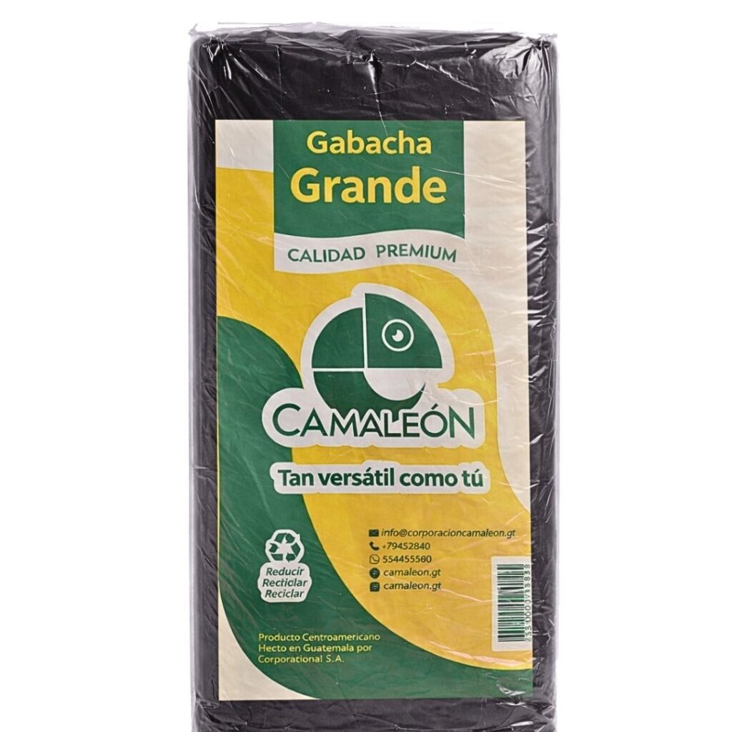 Foto de paquete de Bolsa Gabacha Grande Camaleón Negra